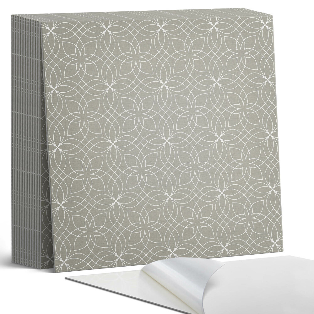 Samoprzylepne płytki Kwiatowy wzór w geometrycznym stylu