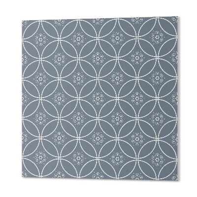 Kafelki samoprzylepne Motyw bogatych kwiatowych ornamentów