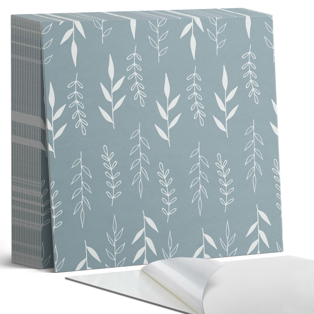 Samoprzylepne płytki na ścianę Roślinny motyw