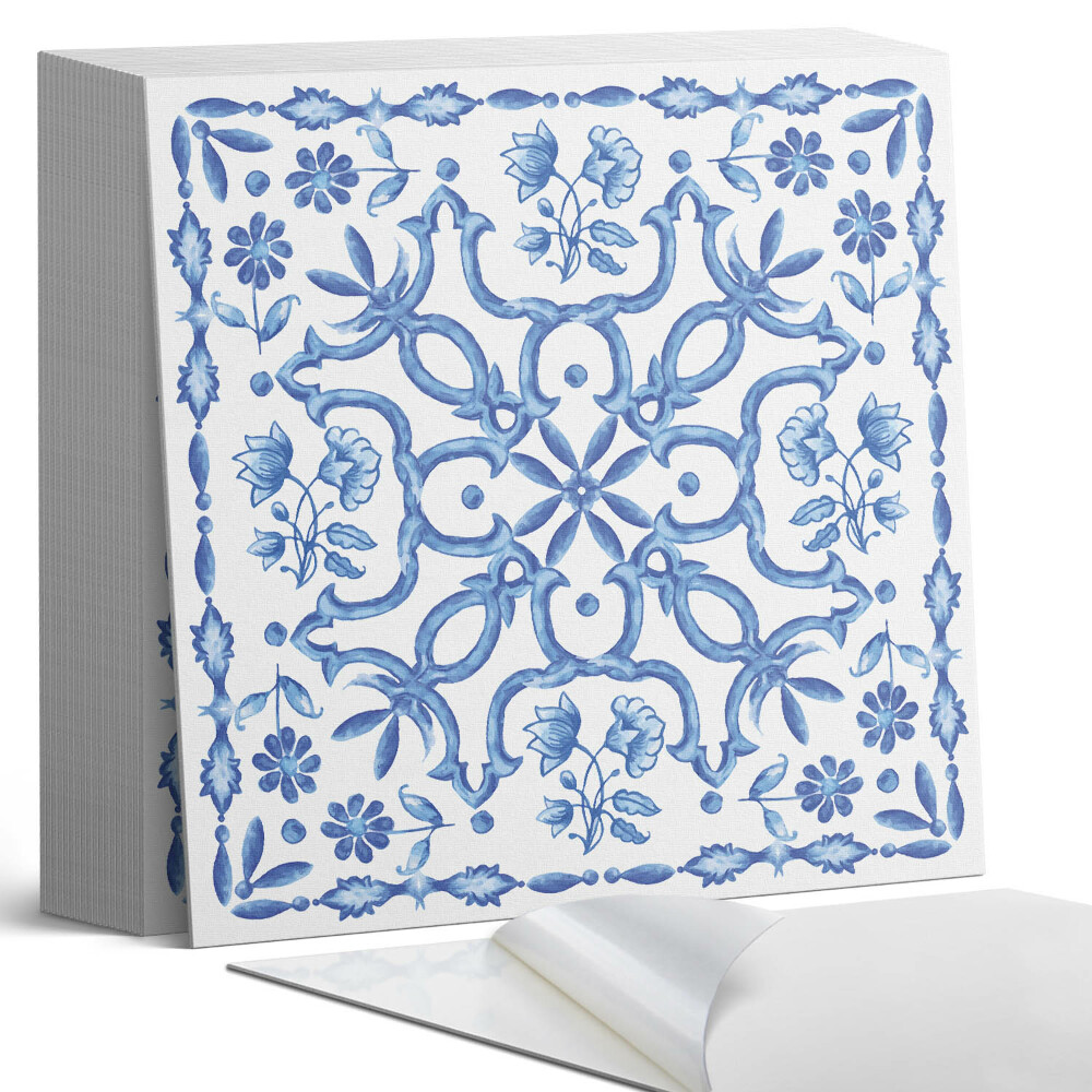 Samoprzylepne płytki na ścianę Florystyczny motyw ozdobny