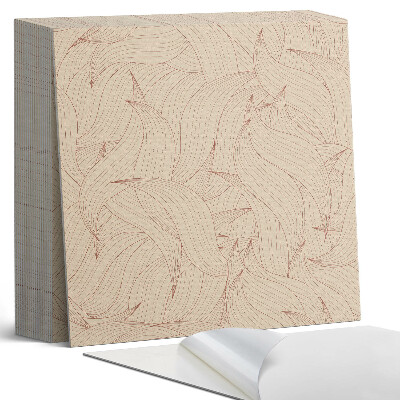 Samoprzylepne płytki Wzór krętych linii