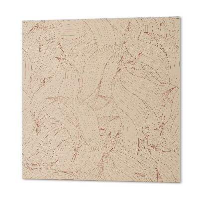 Samoprzylepne płytki Wzór zakrzywionych linii