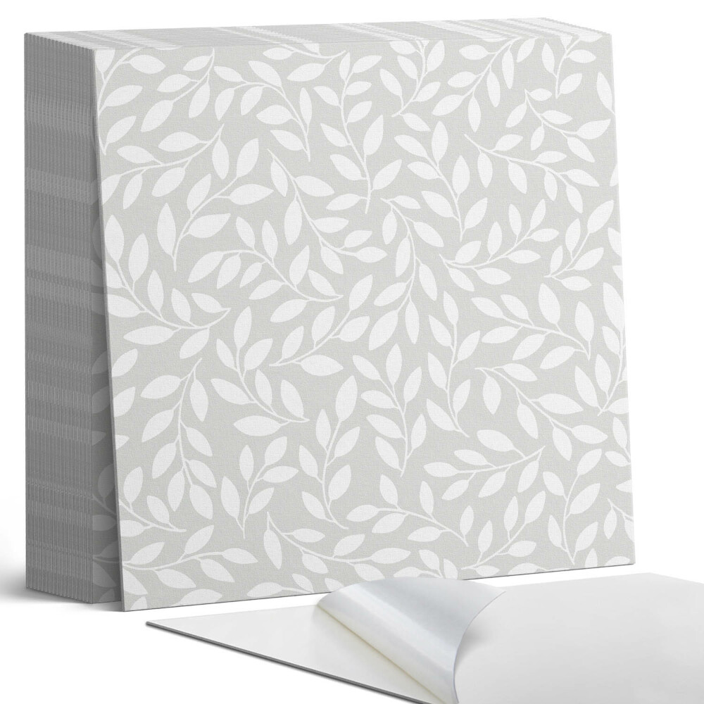 Samoprzylepne płytki na ścianę Subtelne motywy roślinne