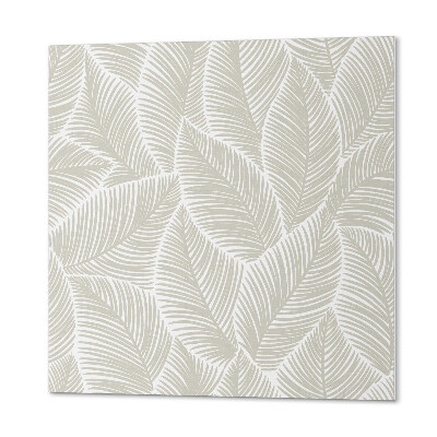 Kafelki samoprzylepne Liściowy wzór w artystycznej kompozycji