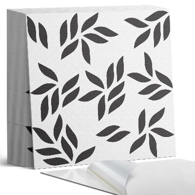 Samoprzylepne płytki Liściasty motyw