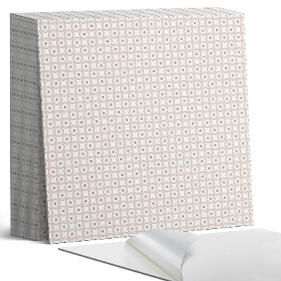 Samoprzylepne płytki na ścianę Okręgi w siatkowym układzie