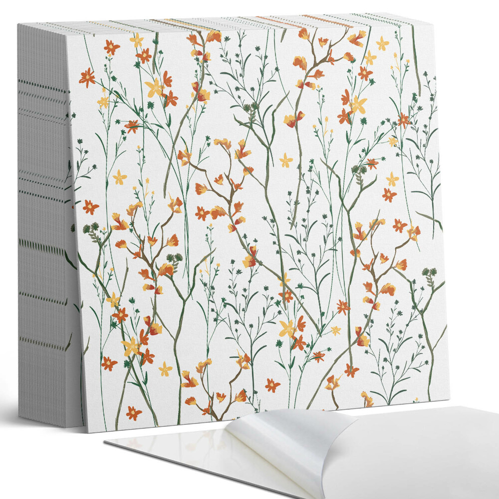 Kafelki samoprzylepne Kwiatowy motyw