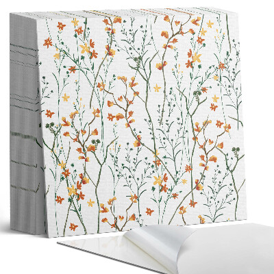 Kafelki samoprzylepne Kwiatowy motyw