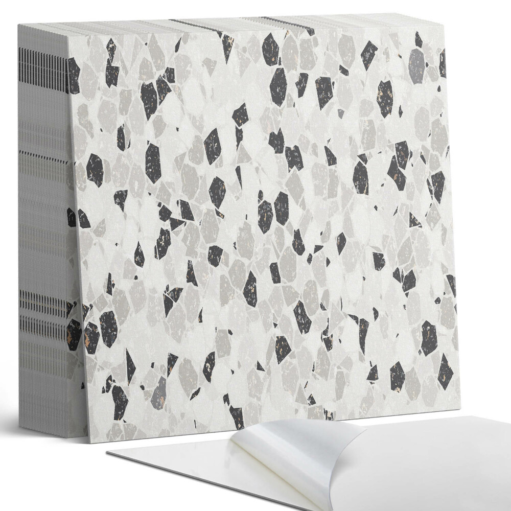 Samoprzylepne płytki na ścianę Terakotowy wzór z kamieniami