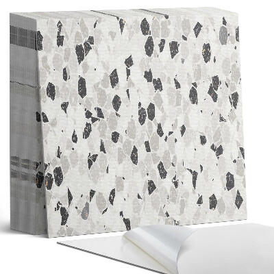 Samoprzylepne płytki na ścianę Terakotowy wzór z kamieniami