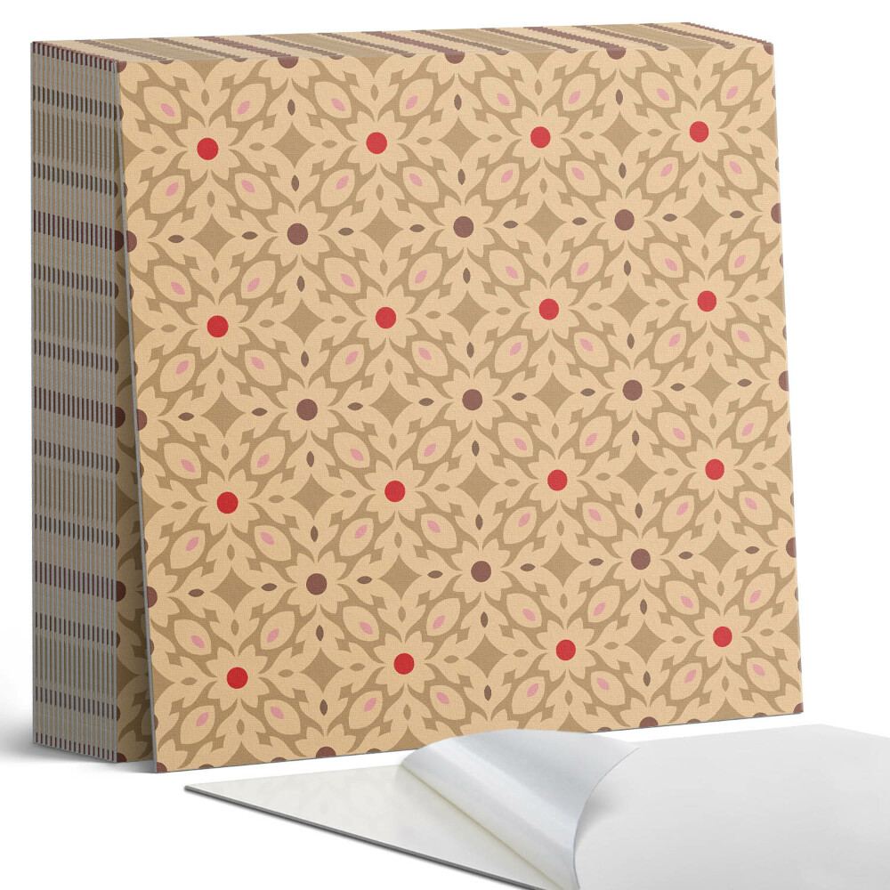 Samoprzylepne płytki Kwiatowy motyw w siatce