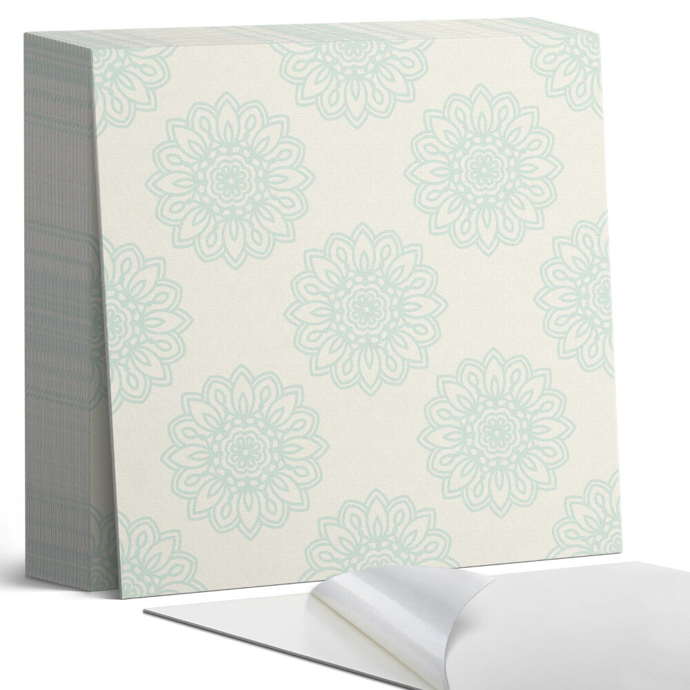 Samoprzylepne płytki Kwiatowy motyw