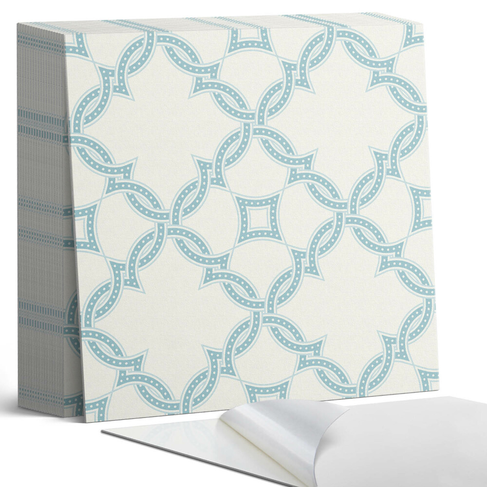 Samoprzylepne płytki na ścianę Splecione motywy w siatkowej kompozycji