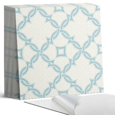 Samoprzylepne płytki na ścianę Splecione motywy w siatkowej kompozycji