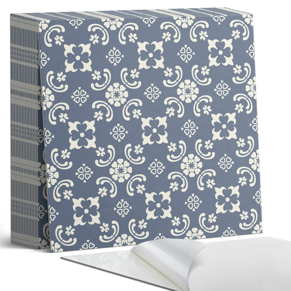 Kafelki samoprzylepne Kwiatowy motyw z tłem