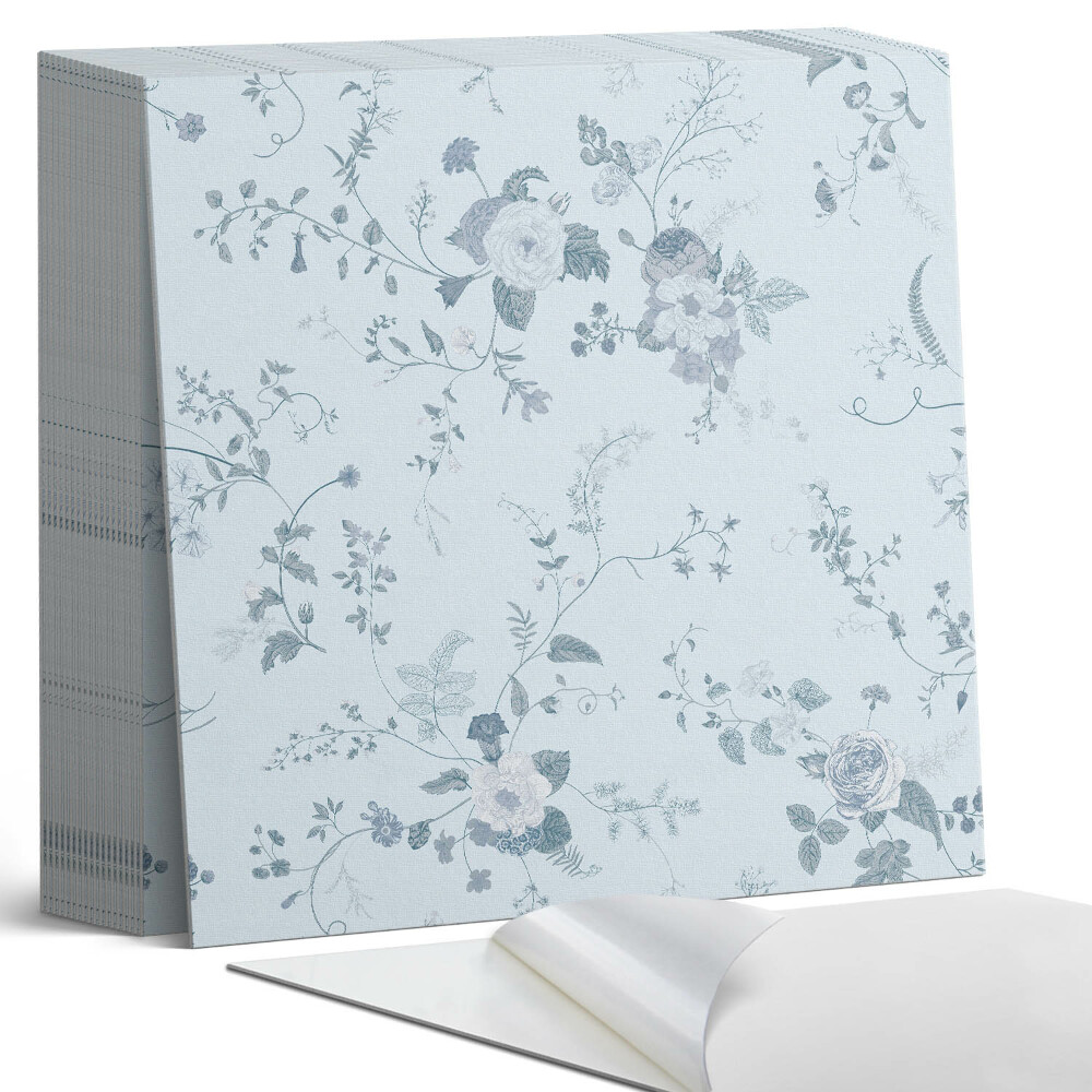 Samoprzylepne płytki na ścianę Kwiatowa kompozycja