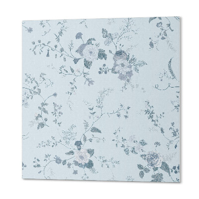 Samoprzylepne płytki na ścianę Kwiatowa aranżacja