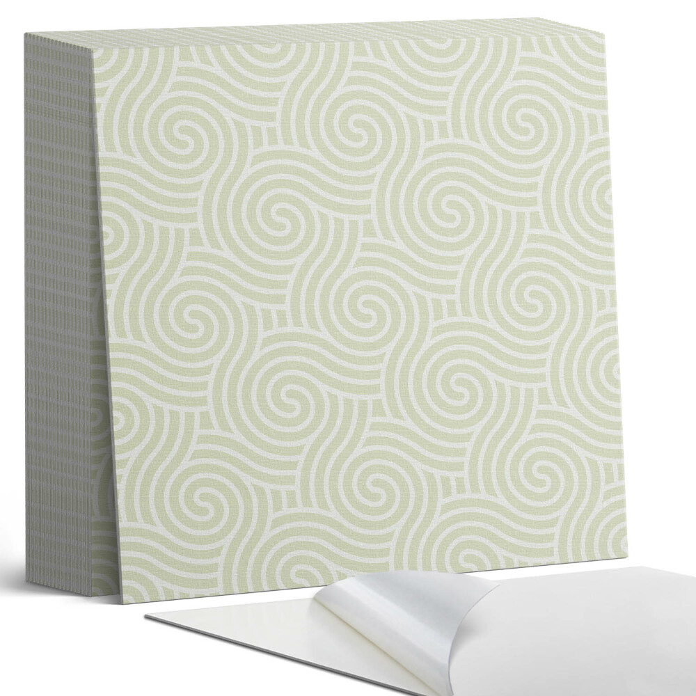 Samoprzylepne płytki Spiralne fale w dynamicznym wzorze