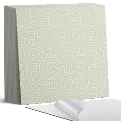 Samoprzylepne płytki Spiralne fale w dynamicznym wzorze