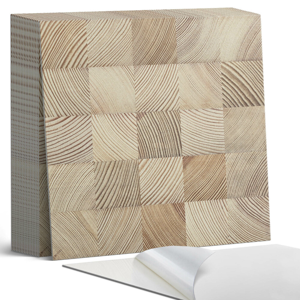 Samoprzylepne płytki Deski w naturalnym stylu