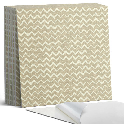 Kafelki samoprzylepne Zygzaki na teksturowanym tle