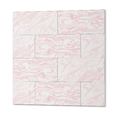 Samoprzylepne płytki na ścianę Fale w marmurowym deseniu