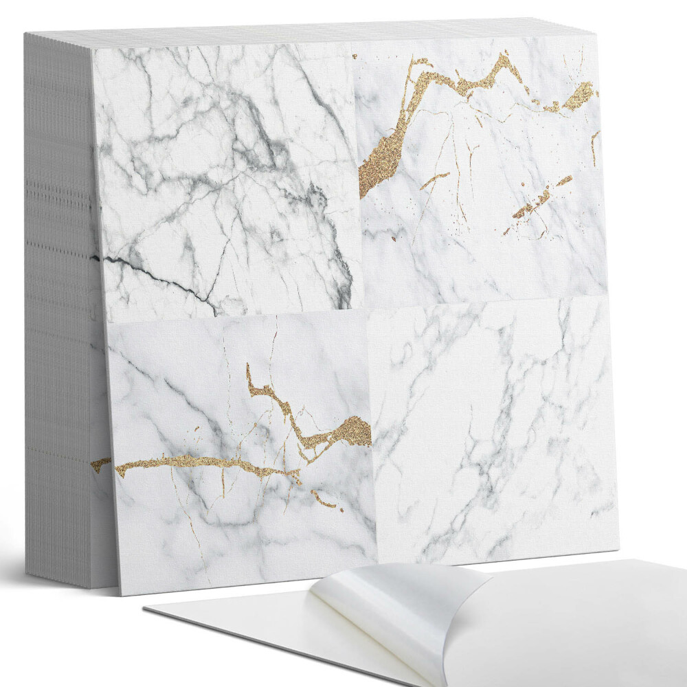 Kafelki samoprzylepne Marmurowe desenie z delikatnymi żyłkami