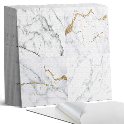 Kafelki samoprzylepne Marmurowe desenie z delikatnymi żyłkami