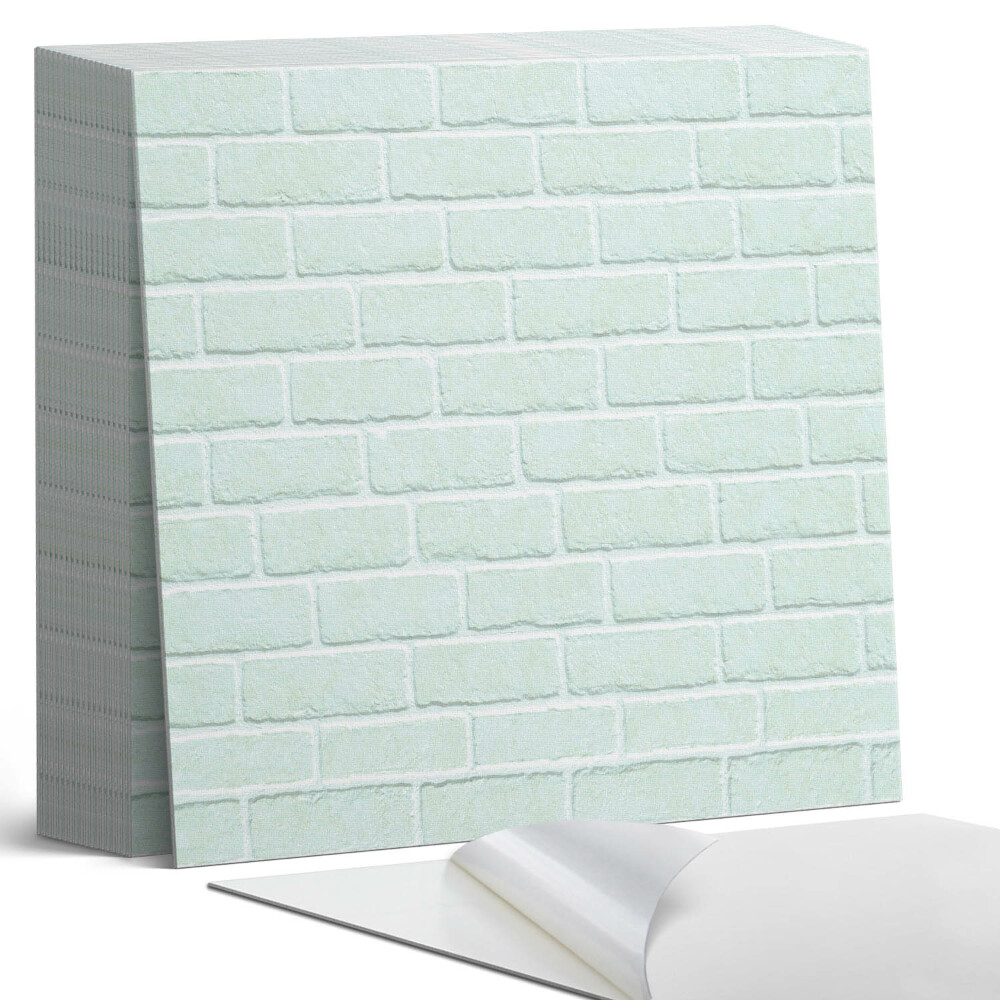 Samoprzylepne płytki na ścianę Ceglasta struktura ściany