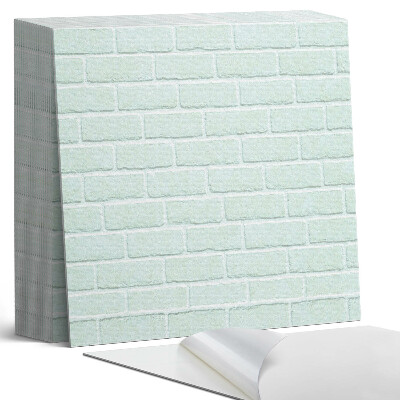 Samoprzylepne płytki na ścianę Ceglasta struktura ściany