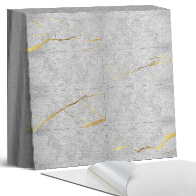 Samoprzylepne płytki Wzór marmurowy w eleganckim stylu