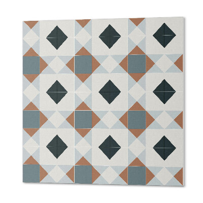 Kafelki samoprzylepne Wzór kafli w kształtach geometrycznych
