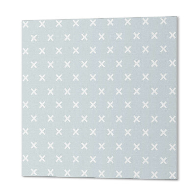 Samoprzylepne płytki na ścianę Wzór z krzyżykowymi detalami