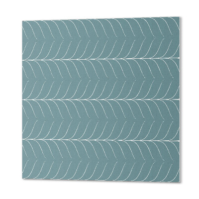 Kafelki samoprzylepne Rzędy zielonych liści