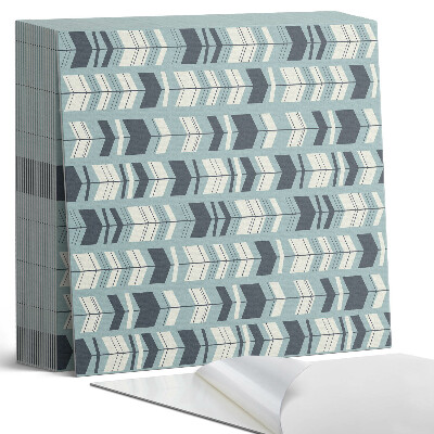 Samoprzylepne płytki Strzałkowy taniec form geometrycznych