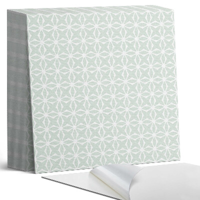 Samoprzylepne płytki na ścianę Kwiatowy wzór w geometrycznych kształtach