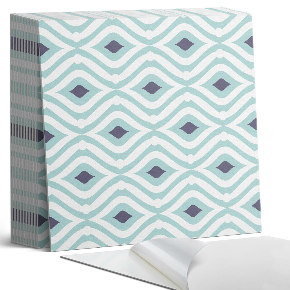 Samoprzylepne płytki na ścianę Rytmiczne fale i romby