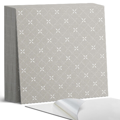 Samoprzylepne płytki na ścianę Wzór rombowy w geometrycznej odsłonie