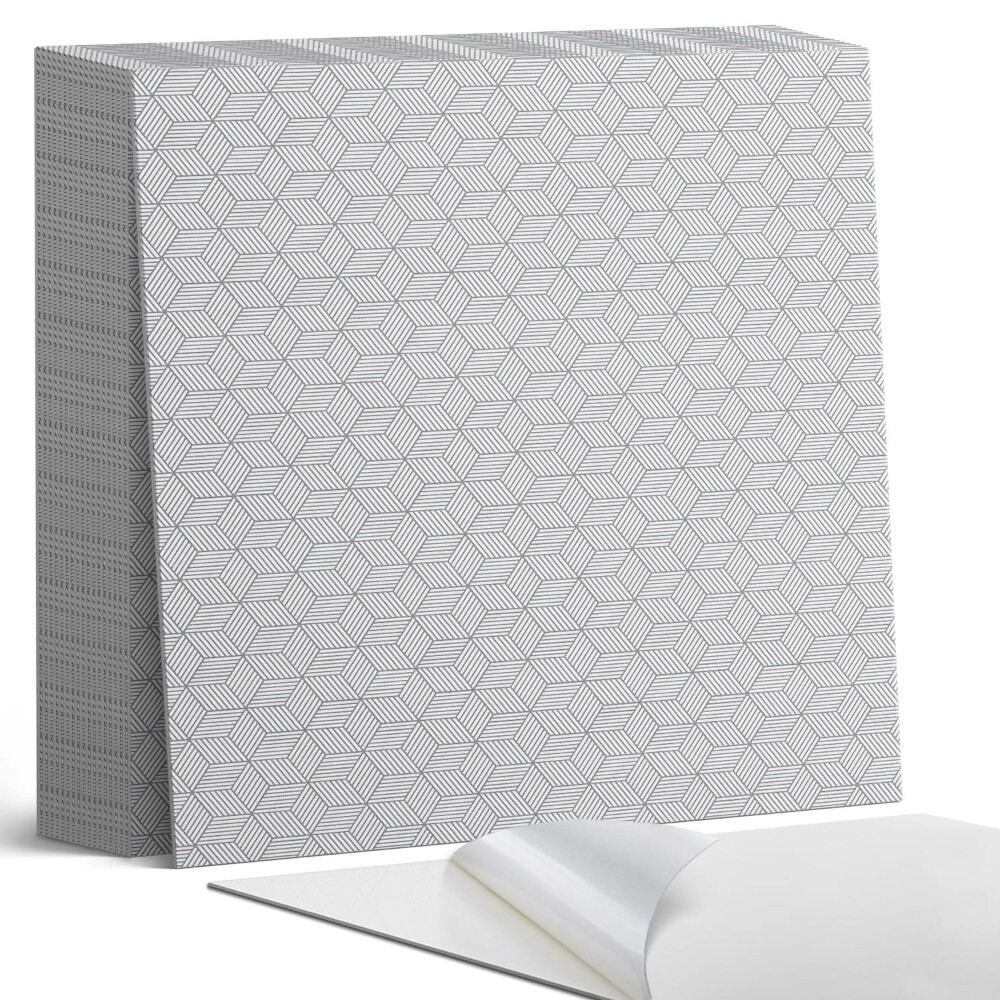 Kafelki samoprzylepne Heksagonalne liście w dynamicznym stylu