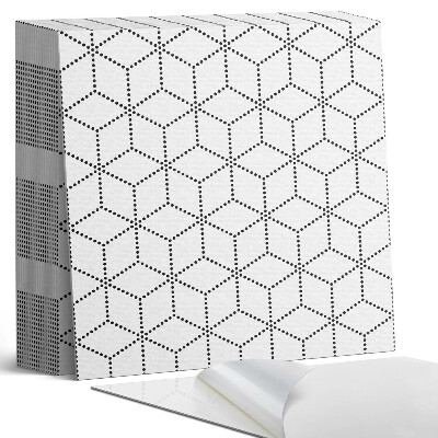 Samoprzylepne płytki Heksagonalny motyw z kropek