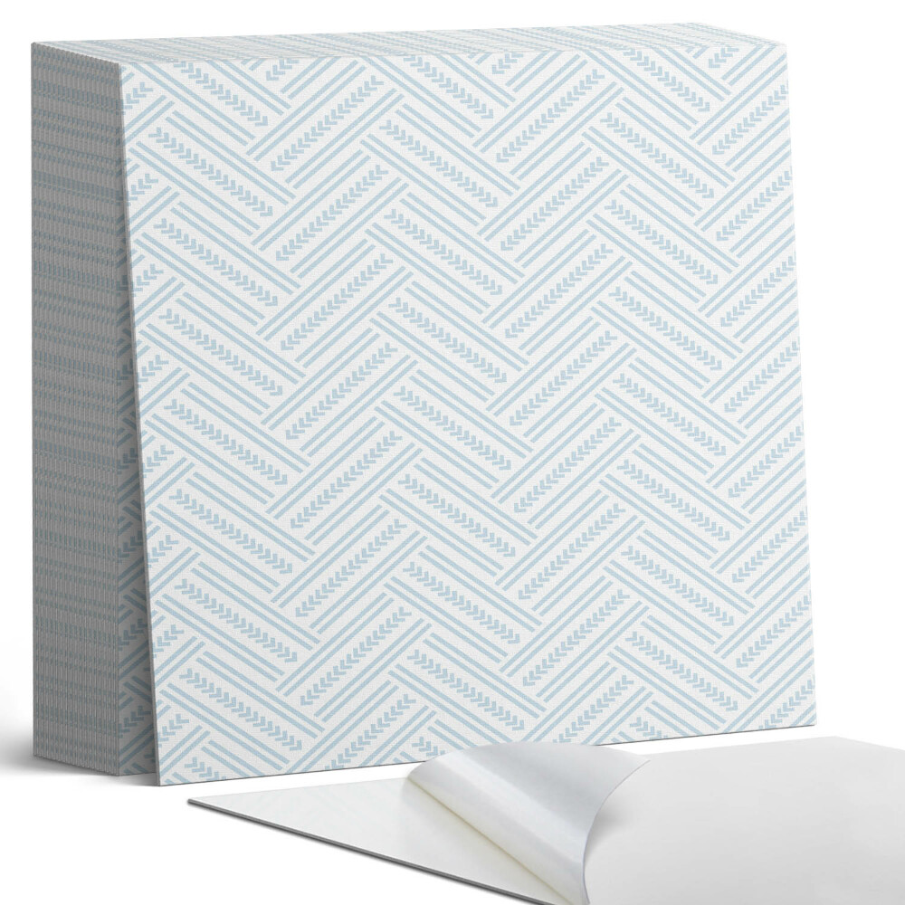 Samoprzylepne płytki na ścianę Zygzakowy wzór z liniowymi akcentami