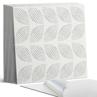 Kafelki samoprzylepne Liściasty motyw z kropkami