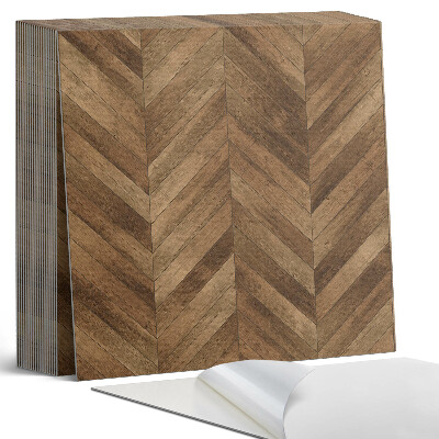 Samoprzylepne płytki Wzór jodełkowy desek