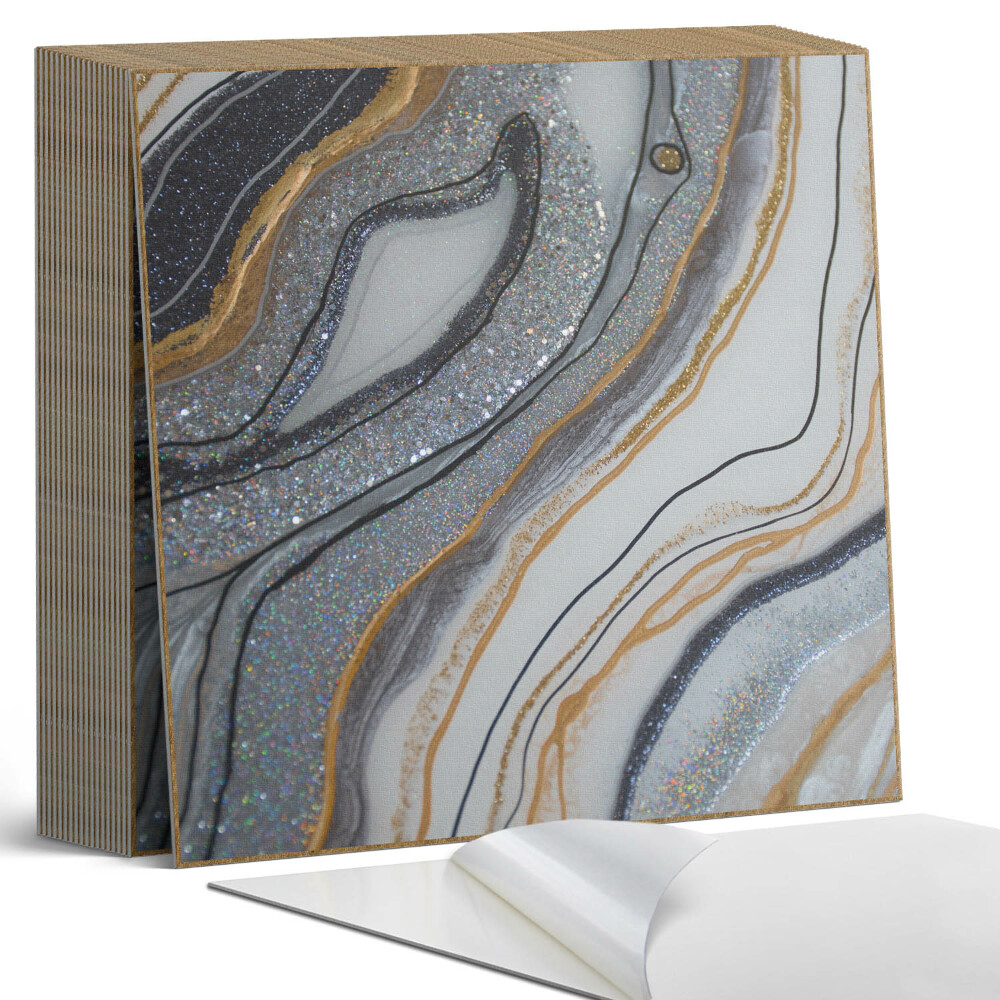 Kafelki samoprzylepne Abstrakcyjne fale z efektem świetlnym