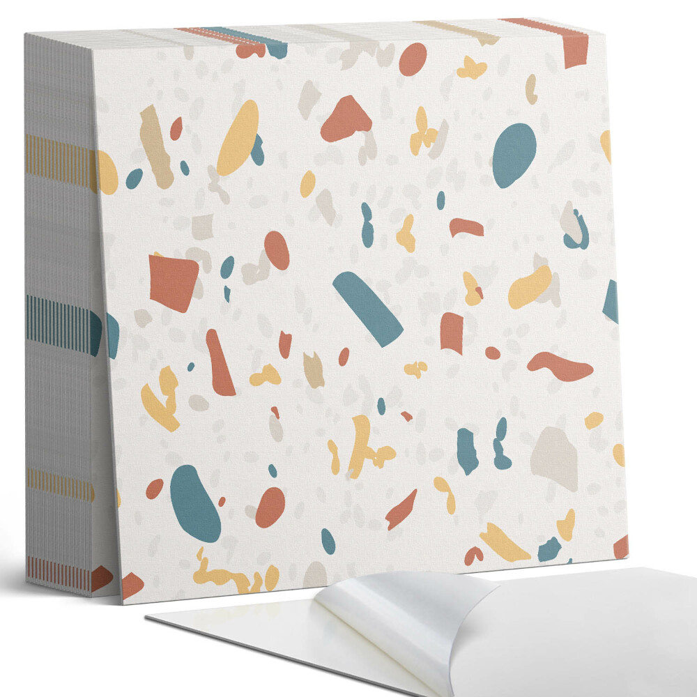 Samoprzylepne płytki Abstrakcyjne kształty w dynamicznym wzorze