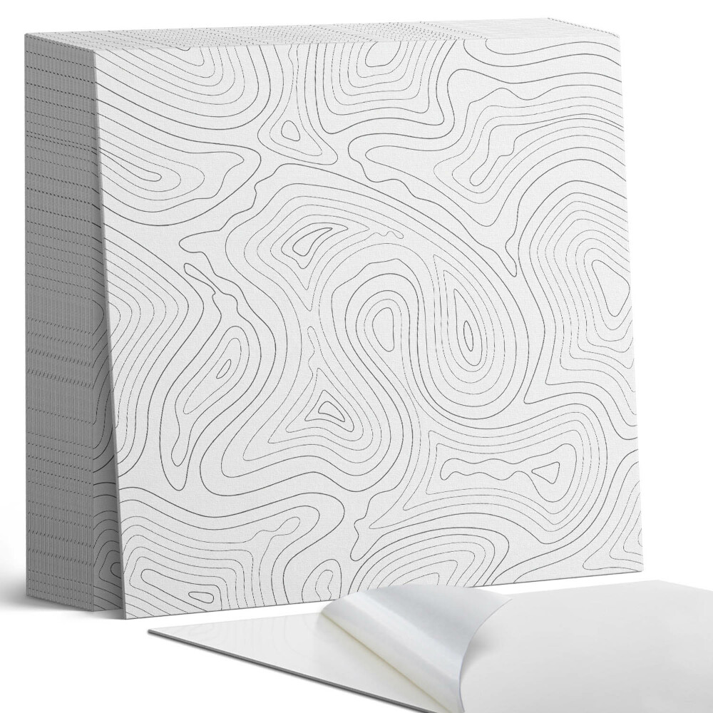 Samoprzylepne płytki Faliste wzory abstrakcyjnych linii