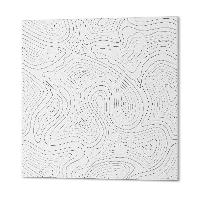 Samoprzylepne płytki Abstrakcyjne fale w dynamicznych liniach