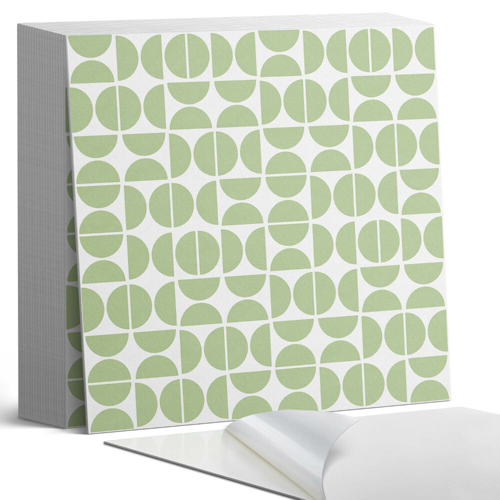 Samoprzylepne płytki na ścianę Abstrakcyjny motyw okręgów