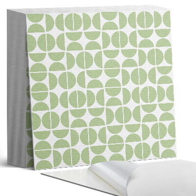 Samoprzylepne płytki na ścianę Abstrakcyjny motyw okręgów