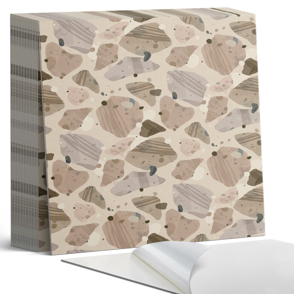 Kafelki samoprzylepne Abstrakcyjne formy kamieni